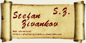 Stefan Živankov vizit kartica
